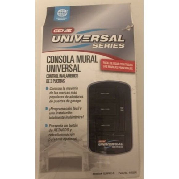 Genie Universal Wireless 3-Door Wall Console Model GUWWC-R - Picture 4 of 5